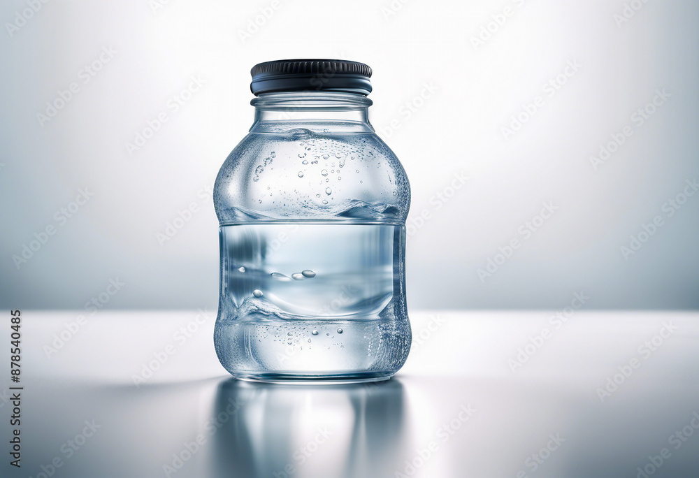 glass bottle of water, advertising shot, isolated white background
glass bottle of water, advertising shot, isolated white background