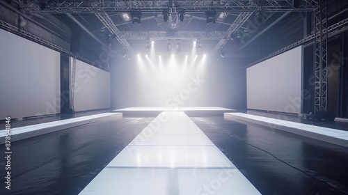 Empty stage awaits next Warrior Fashion Week show photo