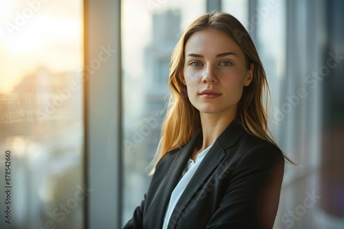 portrait young executive woman