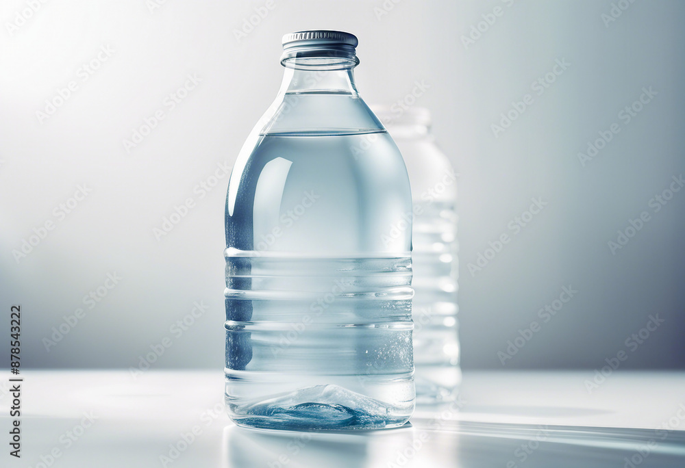 glass bottle of water, advertising shot, isolated white background
glass bottle of water, advertising shot, isolated white background