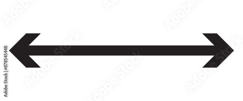 long arrow, Black cursor long arrow pointing both side.