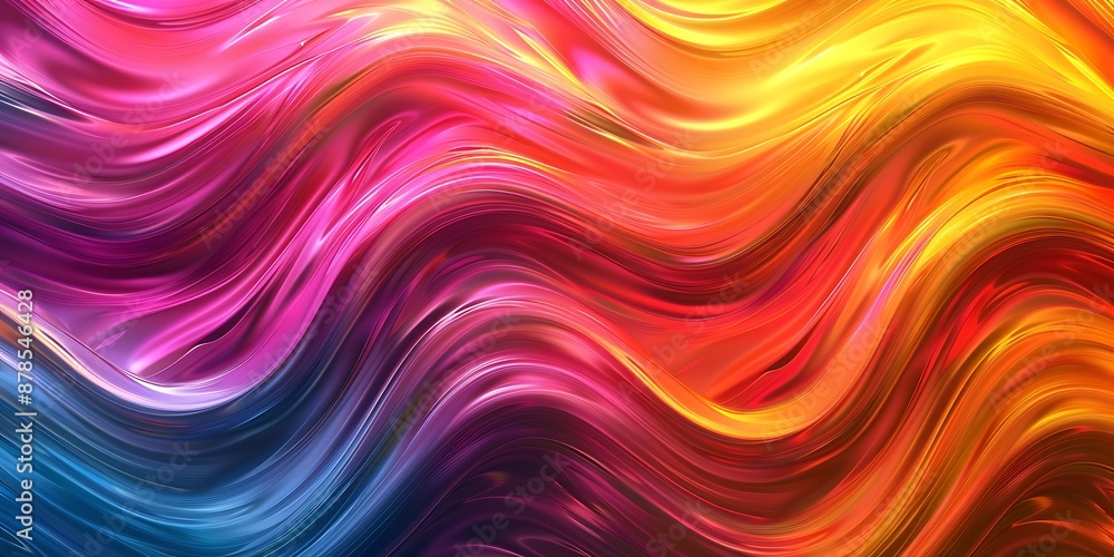 Abstract Rainbow multi-colored wave pattern Abstract Rainbow multi-colored wave pattern