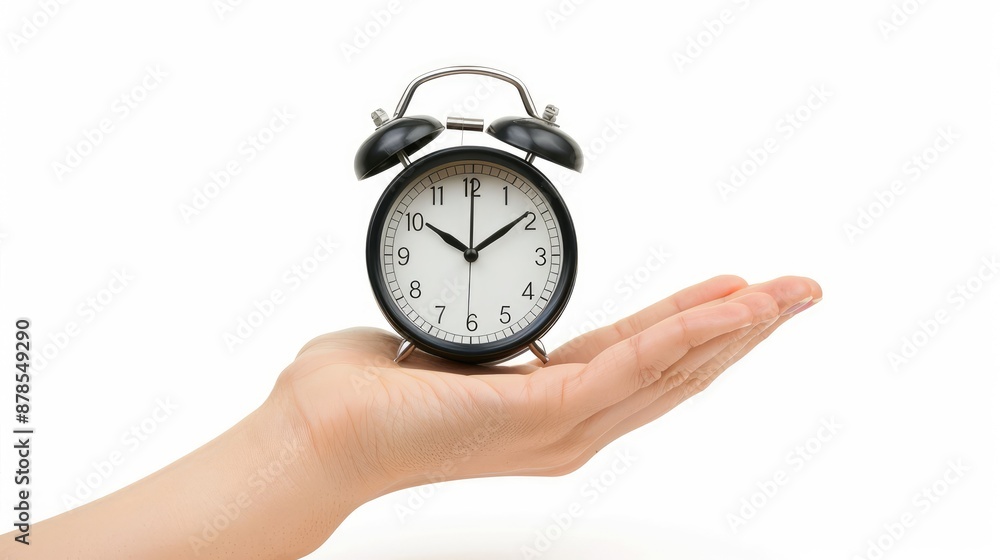 hand holding clock hand holding clock