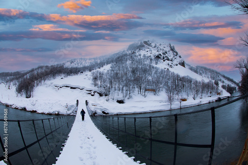 Munzur Valley and River in Tunceli, Turkey. photo