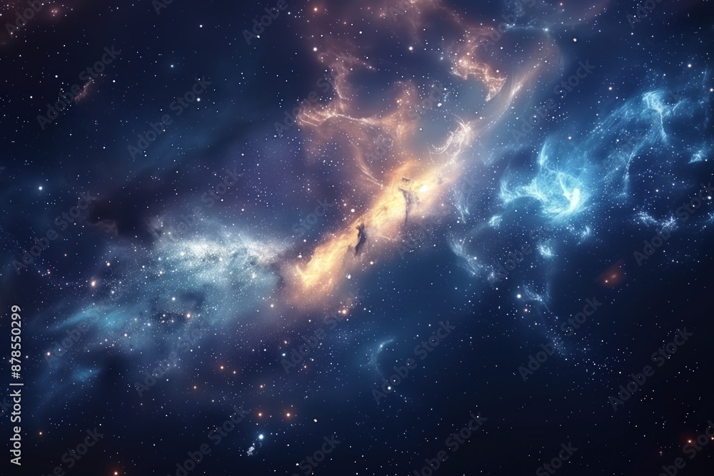 Obraz premium Space Nebula Background