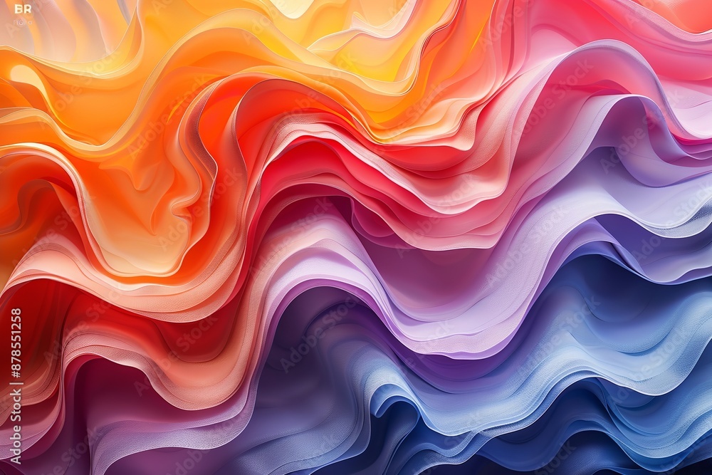 Abstract multicolor background with textured volumetric surface Abstract multicolor background with textured volumetric surface