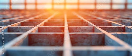 Modular construction hardware for adaptable planning frameworks, frameworks, flexible design