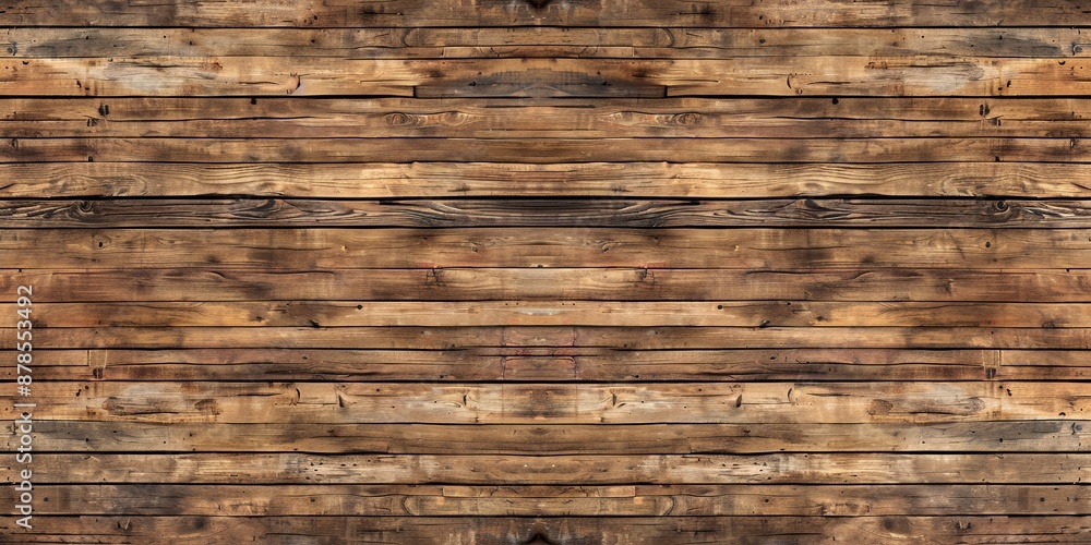 Fototapeta premium Rustic Weathered Wooden Plank Background.
