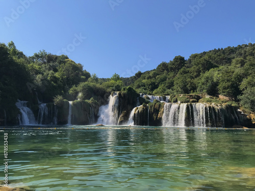waterfall in Croatia 