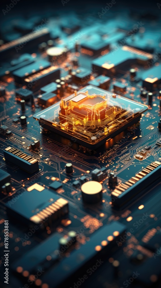 Fototapeta premium a computer screen with a square shaped top that says the word power.