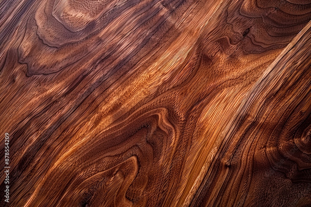 Naklejka premium Warm Brown Wood Grain Texture.