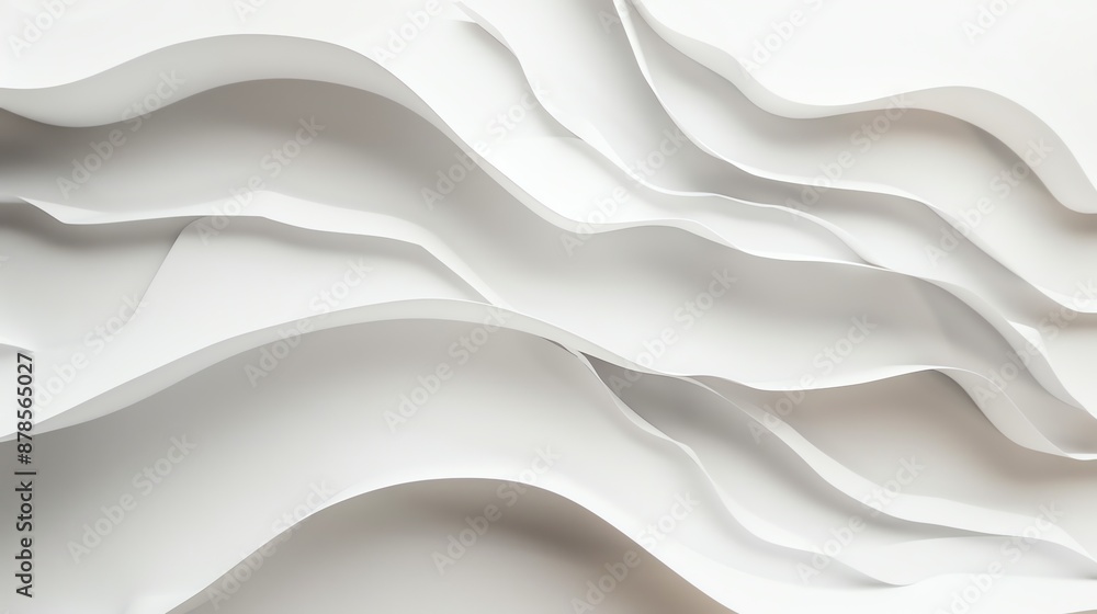A white background featuring flowing wavy lines in soft shades. A white background featuring flowing wavy lines in soft shades.