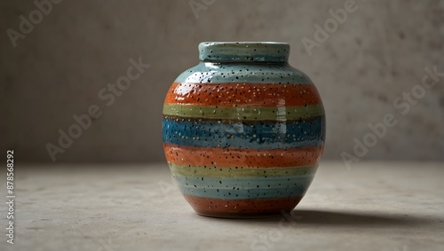  A poem inspired by the colors and textures of a handmade ceramic jar set ai_generated