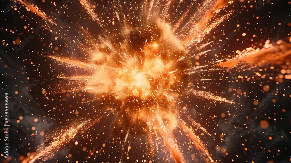 Fototapeta premium Fiery Abstract Background