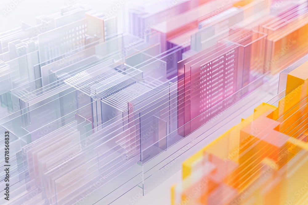 Abstract colorful cityscape background. Modern architecture, futuristic city or urban planning concept. Abstract colorful cityscape background. Modern architecture, futuristic city or urban planning concept.