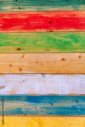 Weathered wooden wall texture