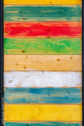 Weathered wooden wall textu...
