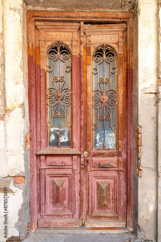 Old and beautiful ornate door