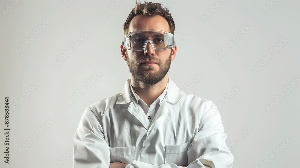 Confident Man in White Shirt Confident Man in White Shirt
