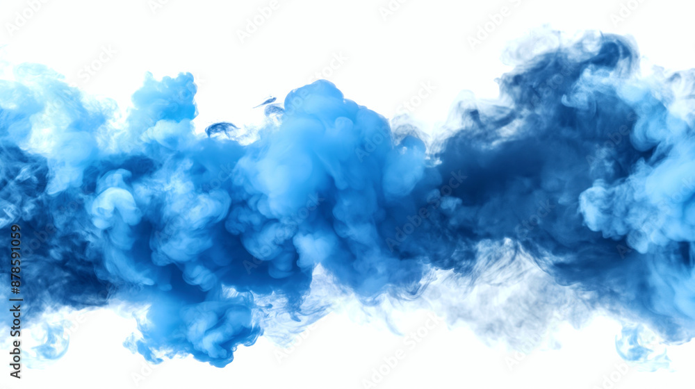 Ethereal blue smoke swirling against a bright background. Ethereal blue smoke swirling against a bright background.