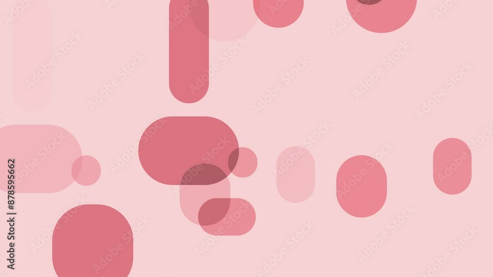 Minimal shape trendy motion background animation red Minimal shape trendy motion background animation red