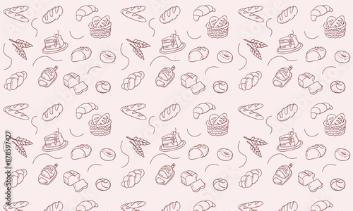 bakery seamless background