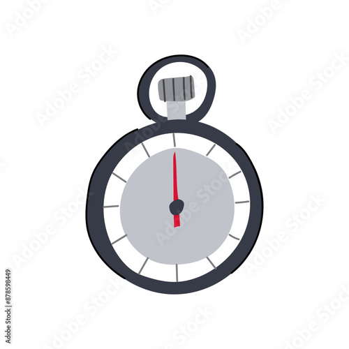 watch stopwatch cartoon. alarm symbol, web speed, digital graphic watch stopwatch sign. isolated symbol vector illustration