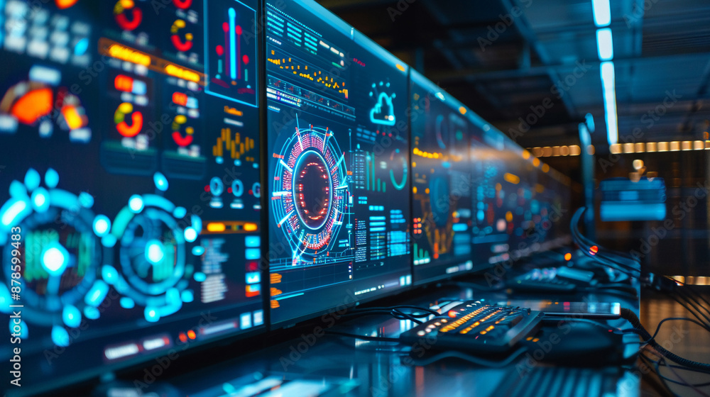 An AI system analyzing network traffic for suspicious activities. technology AI An AI system analyzing network traffic for suspicious activities. technology AI