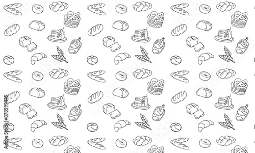 bakery seamless background