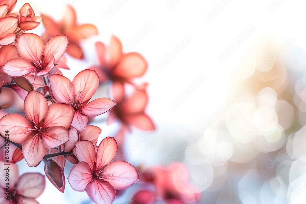 A close up of a pink flower with a white background A close up of a pink flower with a white background