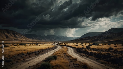 A landscape in flux, constantly reshaped by natural forces ai_generated