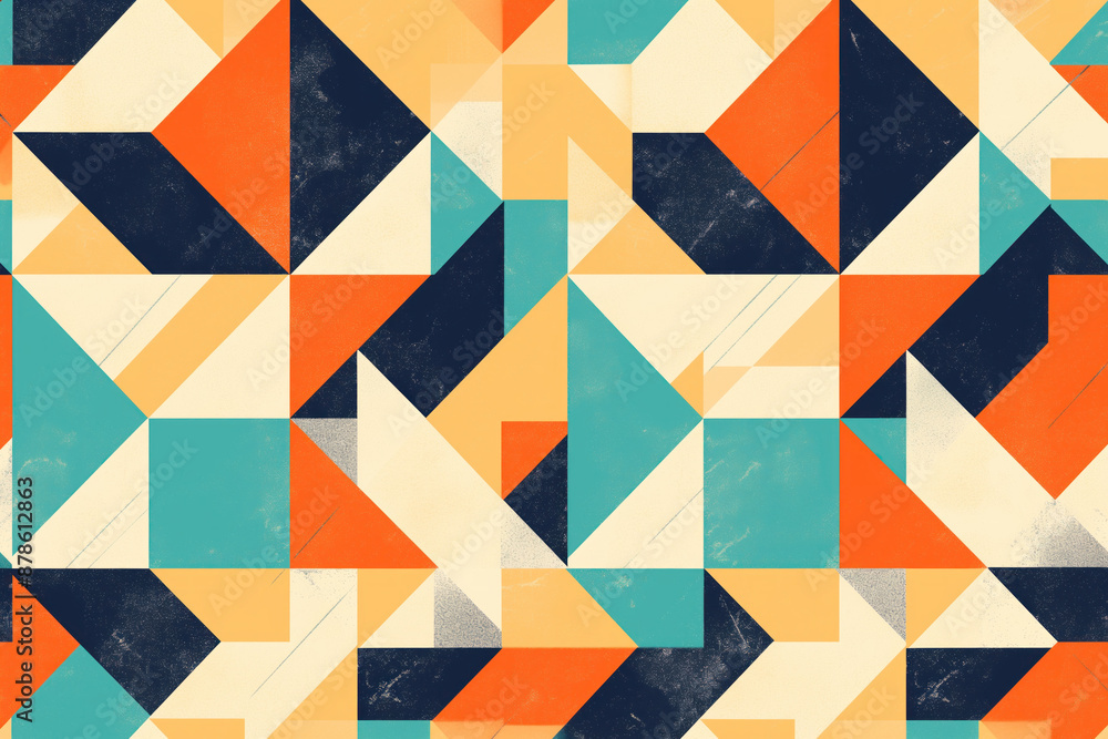 Colorful geometric abstract pattern Colorful geometric abstract pattern
