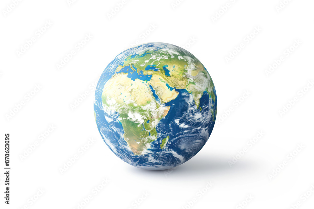 Earth globe isolated on white background Earth globe isolated on white background