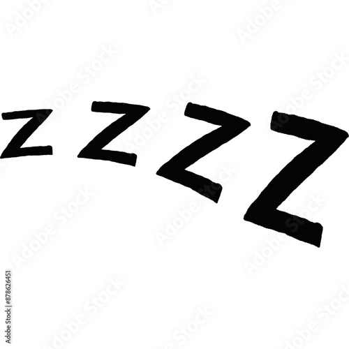 Zzz. Sleeping symbol. Zzz i con. Sleep snore icon,