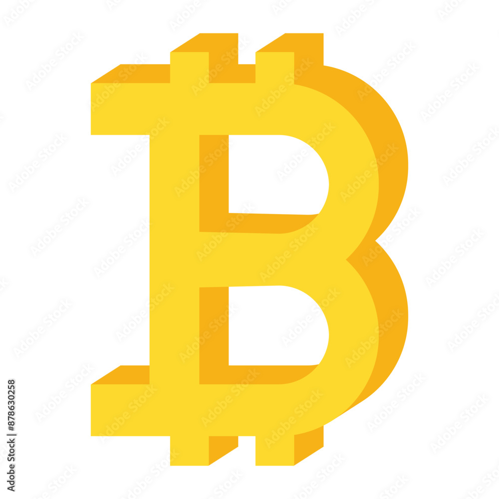 Premium Bitcoin Vector Clipart, Crypto Coin icon. Premium Bitcoin Vector Clipart, Crypto Coin icon.