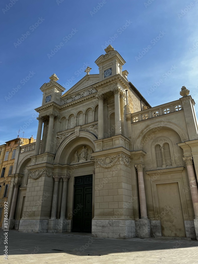 Fototapeta premium Old church in Aix-En-Provence, France.