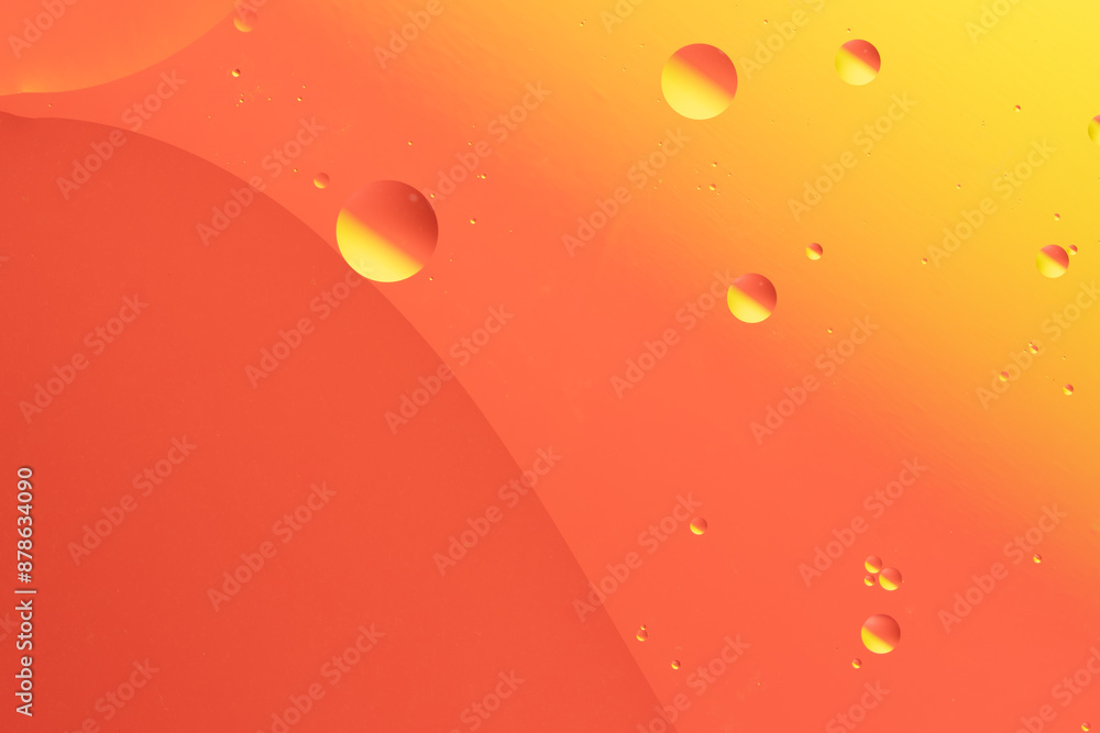 Bubbles and gradients in warm colors. Bubbles and gradients in warm colors.