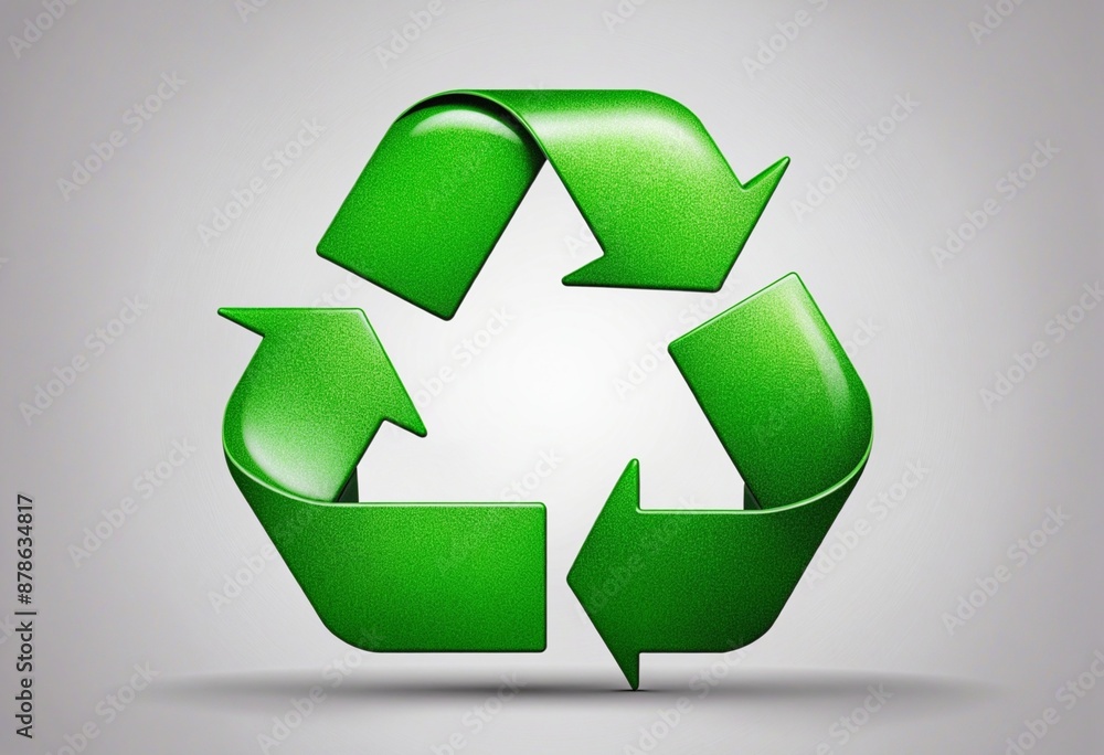 Arrow-themed poster promoting eco-friendly recycling and waste reduction Arrow-themed poster promoting eco-friendly recycling and waste reduction