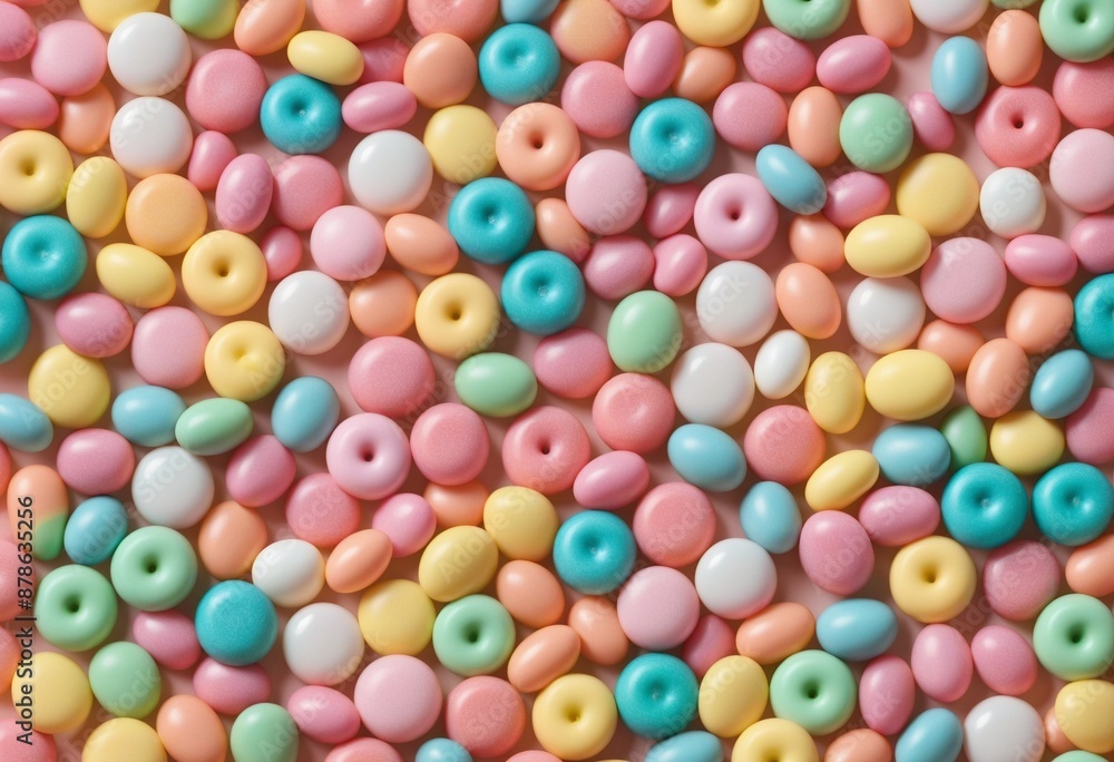 Fototapeta premium Whimsical Seamless Candy Pattern for Sweet Treat lovers
