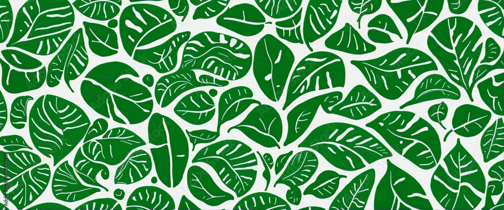 Tree-inspired graphic design for a sustainable and eco-friendly textile print