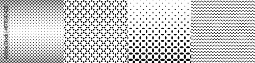 Black and white pattern collection