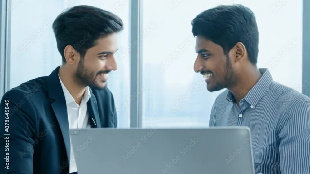 A pair of youthful South Asian coworkers employed in a business software development firmyoung, south, asian, colleagues, working, business, software, development, company, colleague, cooperation, dis A pair of youthful South Asian coworkers employed in a business software development firmyoung, south, asian, colleagues, working, business, software, development, company, colleague, cooperation, dis