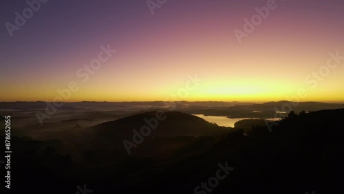 Wallpaper Mural Caconde viewpoint, aerial view of the dam Torontodigital.ca