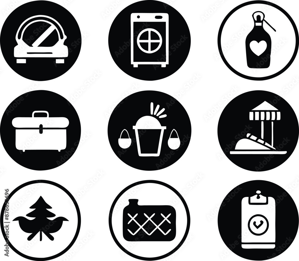 set of lifestyle icon. leisure, healthy, happy, sport, active, nature, beautiful, young, travel, fitness set of lifestyle icon. leisure, healthy, happy, sport, active, nature, beautiful, young, travel, fitness