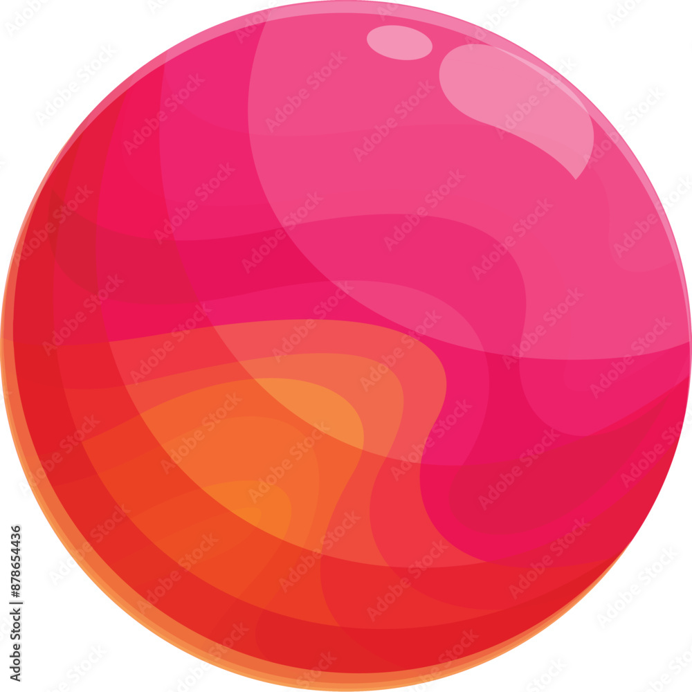 Modern abstract round shape with a red and orange gradient, perfect for any design project Modern abstract round shape with a red and orange gradient, perfect for any design project