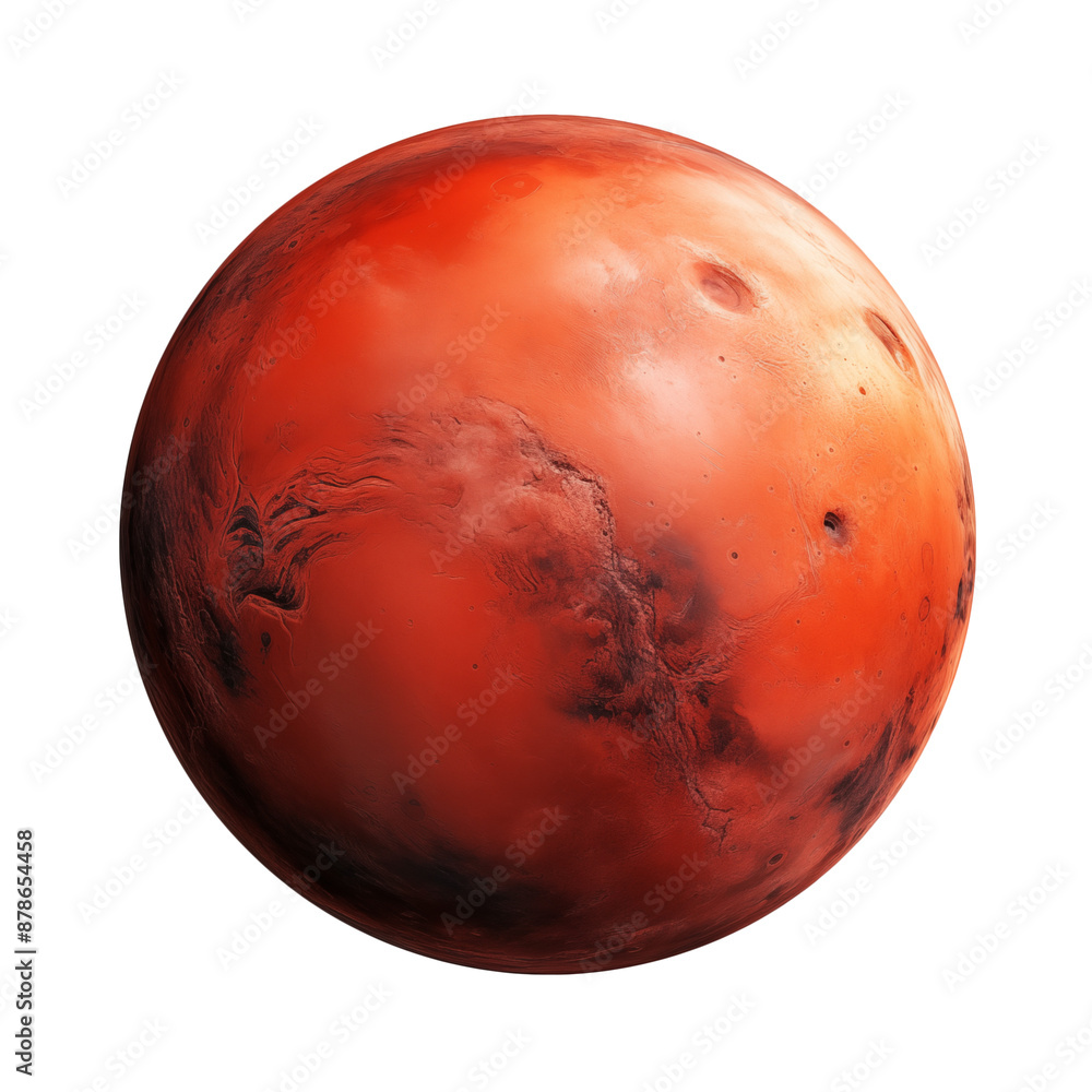 Fototapeta premium mars transparent background