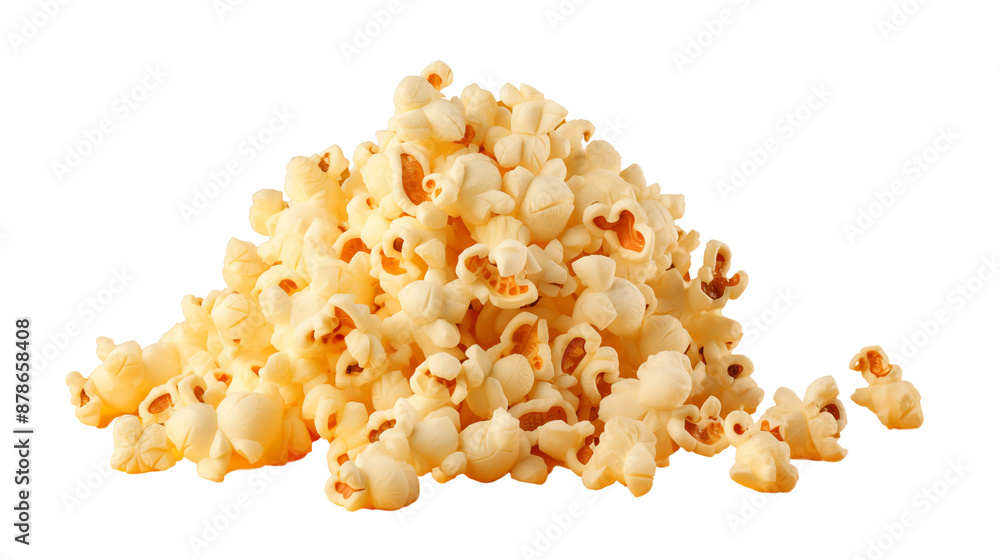 Heap of delicious popcorn, isolated on transparent background. Heap of delicious popcorn, isolated on transparent background.