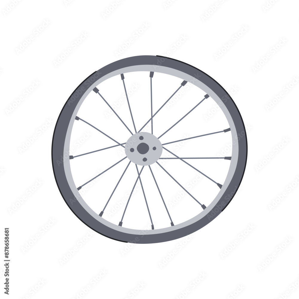 spoke wheel bike cartoon. side ride, graphic logo, sketch pspokes spoke wheel bike sign. isolated symbol vector illustration spoke wheel bike cartoon. side ride, graphic logo, sketch pspokes spoke wheel bike sign. isolated symbol vector illustration