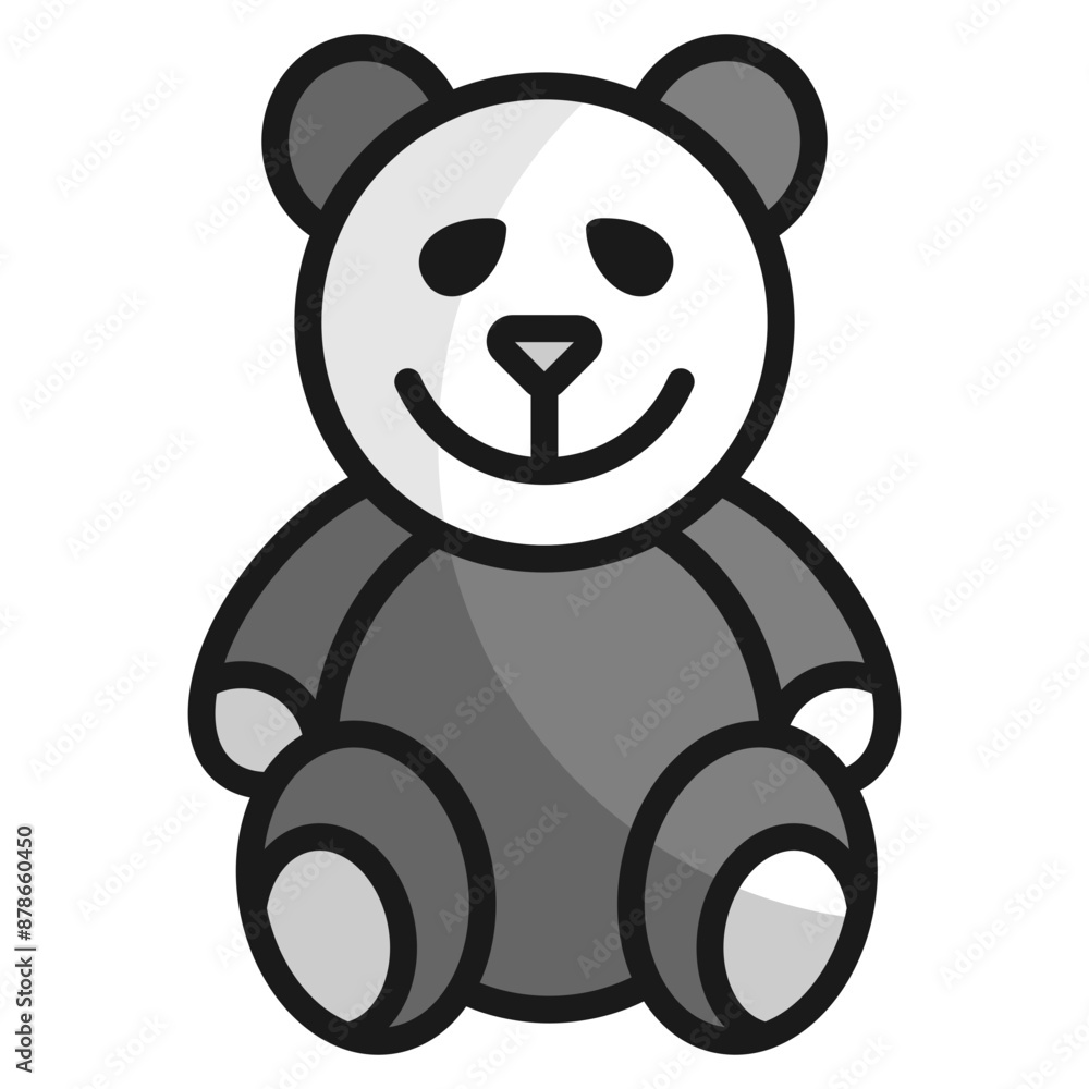 Panda Doll Icon Element For Design Panda Doll Icon Element For Design