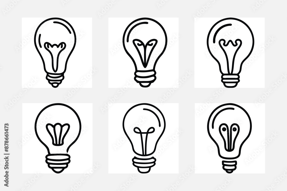 light bulb icon light bulb icon